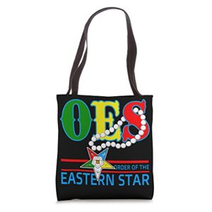 OES Star Necklace Order of the Eastern Star Mother's Day Tote Bag