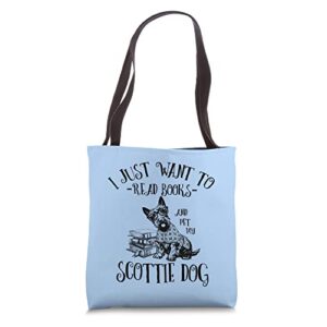 scottish terrier tote bag