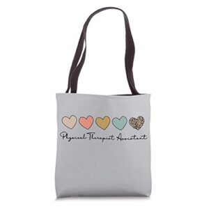 physical therapist assistant pta physical therapy assistant tote bag