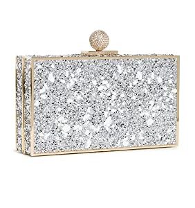 Sophia Webster Women's Clara Crystal Minaudiere, White/Gold, One Size