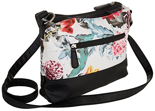 Stone Mountain Julianna Floral Cutout Leather Hobo Handbag One Size Multi