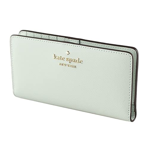 Kate Spade New York Staci Large Slim Bifold Wallet In Crystal Blue