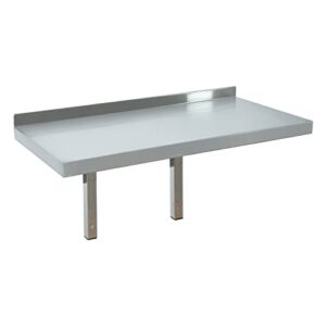 DULNICE Stainless Steel Wall Shelf Commercial Kitchen Shelves Mount Floating Shelving for Restaurant (39.4" x 12.6")