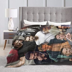 Soft Flannel Ryan Reynolds Blanket Collage Throw Home Decor Gift for Men/Women 50''×40'' (USMEI5000)