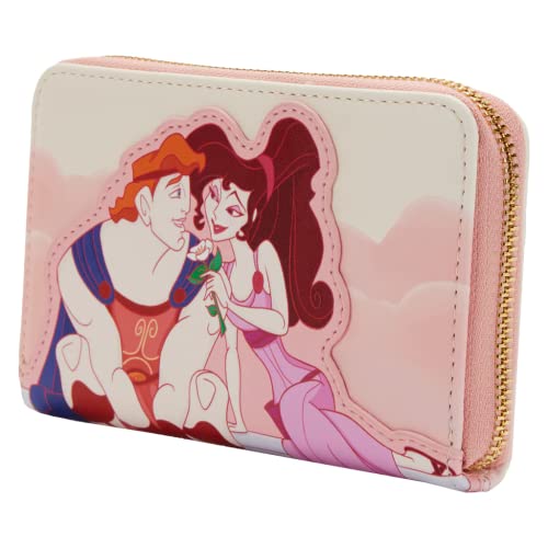 Loungefly Disney Hercules 25th Anniversary Meg & Herc Zip Around Wallet Hercules One Size