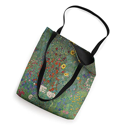 Farm Garden With Sunflowers by Gustav Klimt Tote Bag