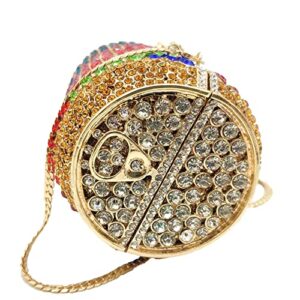 DEBIMY Crystal Rhinestone Evening Clutch Fashion Can Shape Sparkly Evening Bags Women's Wedding Party Purse and Handbag Colorful