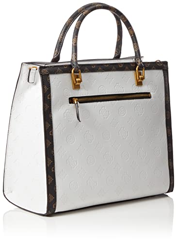 Guess ABEY PB855823 shopper bag white logo, White