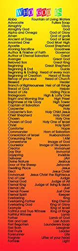 Who God is Bookmark, 270 Names of God - Set of 10 Bookmarks