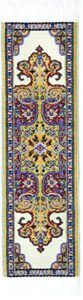 oriental carpet bookmarks urumchi – authentic woven carpet – rug bookmarks – beautiful, elegant, woven cloth bookmarks! best gifts for men women adults teens teachers & librarians!