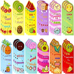 aphrordity 36 pieces bookmarks for kids scratch and sniff bookmarks food and fruit scented bookmark for enhances children’s interest in reading and enhances the reading environment.12 styles