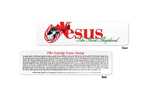 Scripture Candy, Jesus Sweetest Name I Know 12 Candy Canes & 12 Bookmarks Box Set