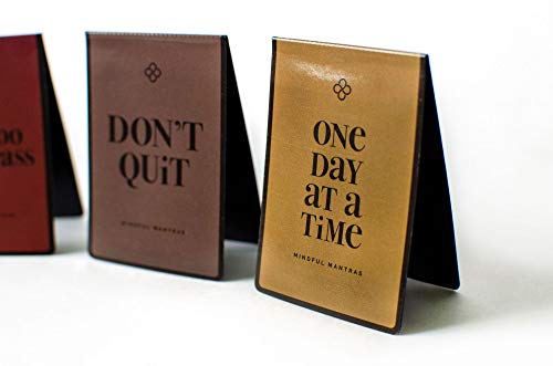 Folio Motivational Affirmation Quote Mantra Magnetic Bookmarks - Set of 3 Inspirational Bookmarks for All Ages, Men, Women, Teens Girls Students for Friends, Coworkers & Student Incentives!