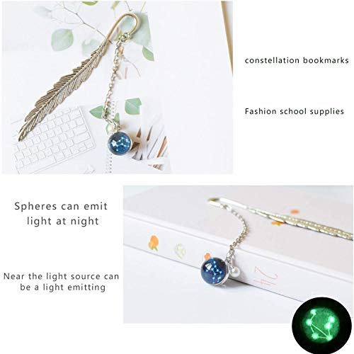 Luminous Constellations Bookmark Metal Retro Creative Products Cultural and Creative Gifts