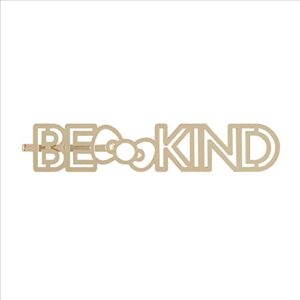 hello kitty “be kind” theme gold plated metal bookmark clip – book marker to mark your page & keep your place. bookmark by hello kitty x erin condren.