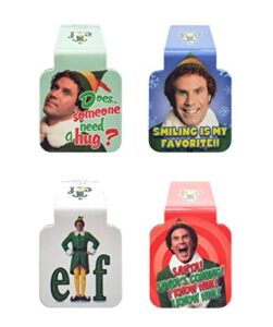 ata-boy elf bookmark, elf movie magnetic bookmarks (4 set) elf gifts & merchandise…