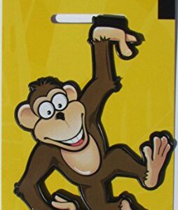 Monkey Bookmarks (Clip-over-the-page) Set of 2 - Assorted colors