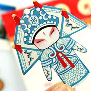 NHW 35Pcs Exquisite Chinese Classical Beijing Peking Opera Mini Facebook Bookmarks Creative Stationery Set Best Gift for Student (7)