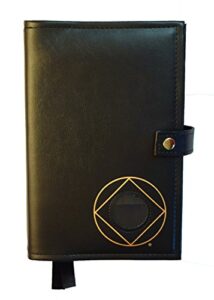 culver enterprises double narcotics anonymous na basic text & it works, how & why book cover medallion holder black