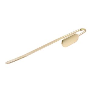 Milageto Swan Neck Bookmark Smooth Hook Handmade for Crafting Cute for Gift, Gold