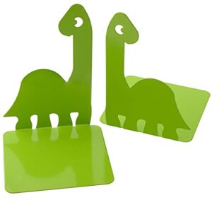 Artkingdome Cute Dinosaur Luxury Bookends Book Ends Books Holder Racks Stand Desk School Liberary Bookends Decorative 1Pair Green