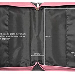 Psalm 23 Engraved Pink Bible Cover | 7 1/2" x 10 3/4"