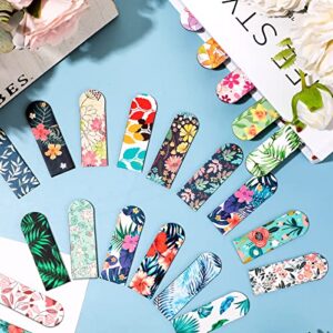 30 Pieces Magnetic Bookmarks Floral Page Clips Flowers and Plants Magnet Page Markers Assorted Book Markers Set for Women Girls Reading School Library Supplies