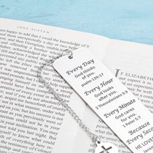 Christian Gifts for Women Bookmarks Inspirational Bible Verse Religious Gifts for Friends Sister Her Daughter Encouragement Easter Gifts for Women Men Christmas Birthday Valentines Day Gift