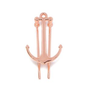 Exquisite Rose Gold Anchor Bookmarks Metal Bookmark Book Page Holder with Gift Box for School Office Students Teachers Graduation Christmas Birthday Gifts