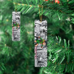 Bookmarks Ruler Metal Hunter Bookography X Measure Hunter Tassels Collage Bookworm for Bookmark Markers Christmas Ornament Reading Gift Book Bibliophile