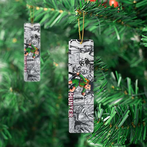 Bookmarks Ruler Metal Hunter Bookography X Measure Hunter Tassels Collage Bookworm for Bookmark Markers Christmas Ornament Reading Gift Book Bibliophile