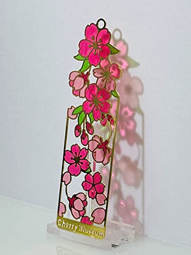 Stained-Glass Style Bookmark [SD] ( Cherry Blossom )