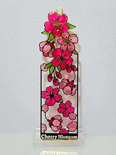 Stained-Glass Style Bookmark [SD] ( Cherry Blossom )