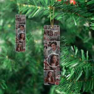 Bookmarks Ruler Metal Enola Bookography Holmes Measure Collage Tassels Bookworm for Gift Markers Bookmark Book Reading Christmas Ornament Bibliophile