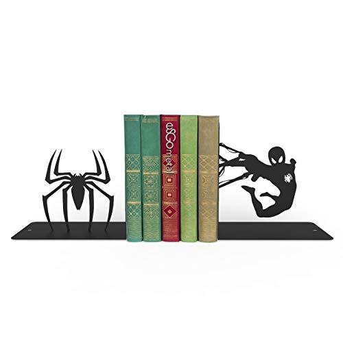 Spider Bookends, Dimensions: Length: 18 cm (7”) x Width: 12 cm (4.7”) x Height: 18 cm (7”) (Per Pice).