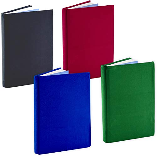 Easy Apply, Reusable Book Covers 4 Pk. Best Jumbo 9x11 Textbook Jackets for Back to School. Stretchable to Fit Most Large Hardcover Books. Perfect Fun, Washable Colors for Girls, Boys, Kids and Teens