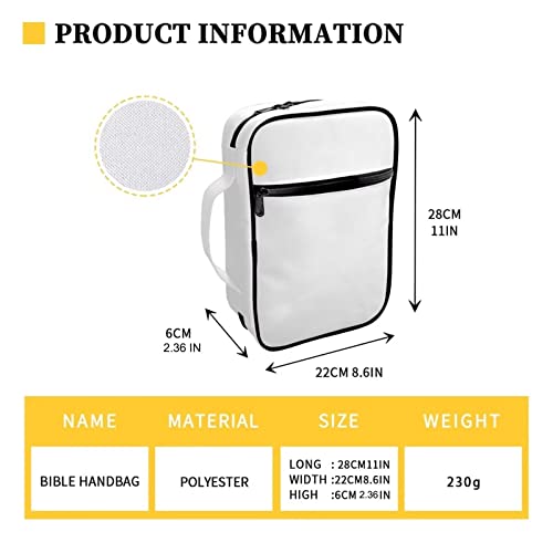 chaqlin Asethetic Bible Covers Carrying Bible Case Butterfly Print Bible Carrier Tote Handbags Bible Book Protective Multi-Pocket