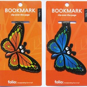 Lizard Bookmarks (Clip-over-the-page) Set of 2 - Assorted colors