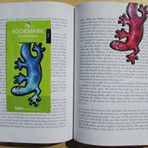 Lizard Bookmarks (Clip-over-the-page) Set of 2 - Assorted colors