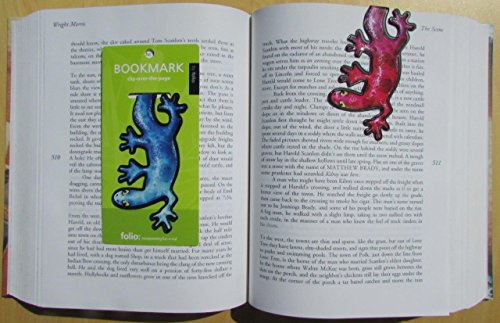 Lizard Bookmarks (Clip-over-the-page) Set of 2 - Assorted colors