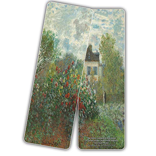 Creanoso Classical Wall Art Series 5 Bookmarks (12-Pack) – Famous Art Piece Essential Bookmarker Collections - Great Stocking Stuffers Gift Collection for Men, Women, Teens, Artists, Painters