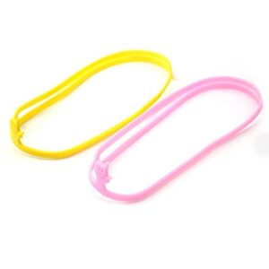 CRIVERS 10pc Silicone Finger Point Bookmark, Lovely Book Marker Strap for Office Supplies School Supplies Stationery Gift