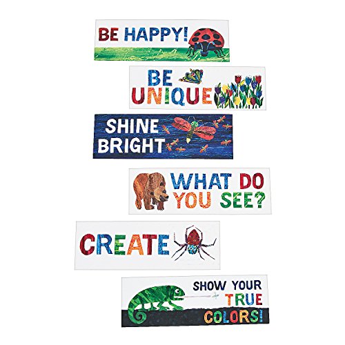 Eric Carle Motivational Bookmark Assortment - Stationery - Bookmarks - Bookmarks - 36 Pieces