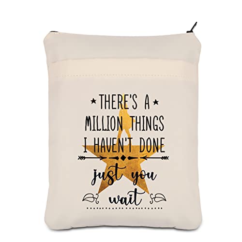 PLITI Broadway Musical Gift There's A Million Things i Haven't Done Just You Wait Book Sleeve for Broadway Fan Gift (Million Things BS)