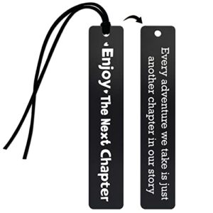 Inspirational Bookmarks (Double-Sided Engraving), Thank You Gifts for Coworkers, Men, Reminder Gifts for Women, Book Lover, Friends, Gift for Bookworm, Colleague, Her, Him-Ydbook5