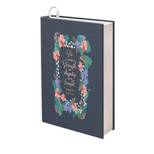 tongluoye floral frame book covers for hardcover textbook novelty best wishes pattern book cover protector for girls elegant book dust jacket covers with washable fabric ideal gifts for women