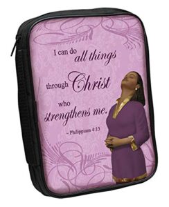 i can do all things african american bible cover, 7″x10″
