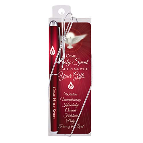 Come Holy Spirit Confirmation Pen and Bookmark Gift Set, 5 1/2 Inch