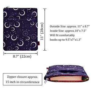 2 Pcs Book Sleeves Astrology and Moon & Star Book Sleeve