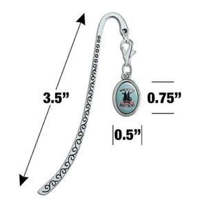 Supernatural Brothers Metal Bookmark Page Marker with Oval Charm